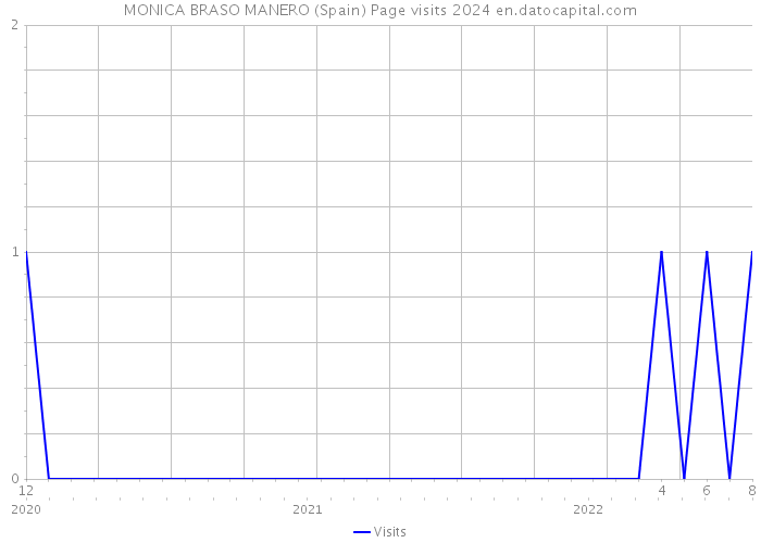 MONICA BRASO MANERO (Spain) Page visits 2024 