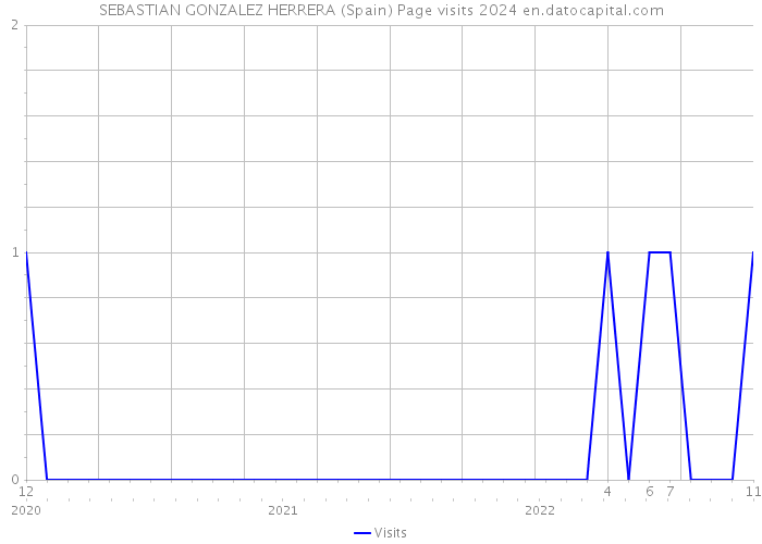 SEBASTIAN GONZALEZ HERRERA (Spain) Page visits 2024 