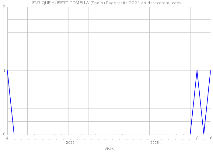 ENRIQUE AUBERT COMELLA (Spain) Page visits 2024 