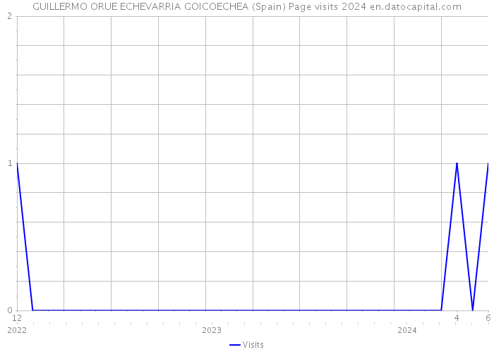 GUILLERMO ORUE ECHEVARRIA GOICOECHEA (Spain) Page visits 2024 