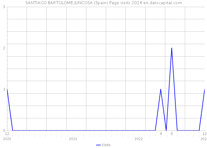 SANTIAGO BARTOLOME JUNCOSA (Spain) Page visits 2024 