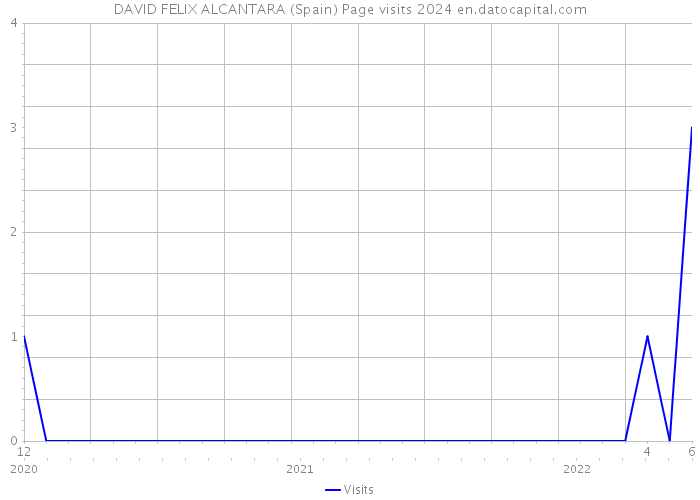 DAVID FELIX ALCANTARA (Spain) Page visits 2024 
