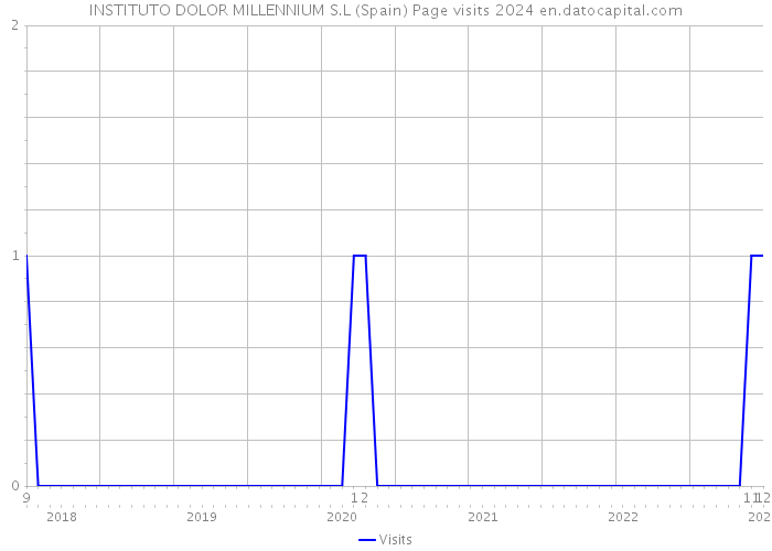 INSTITUTO DOLOR MILLENNIUM S.L (Spain) Page visits 2024 