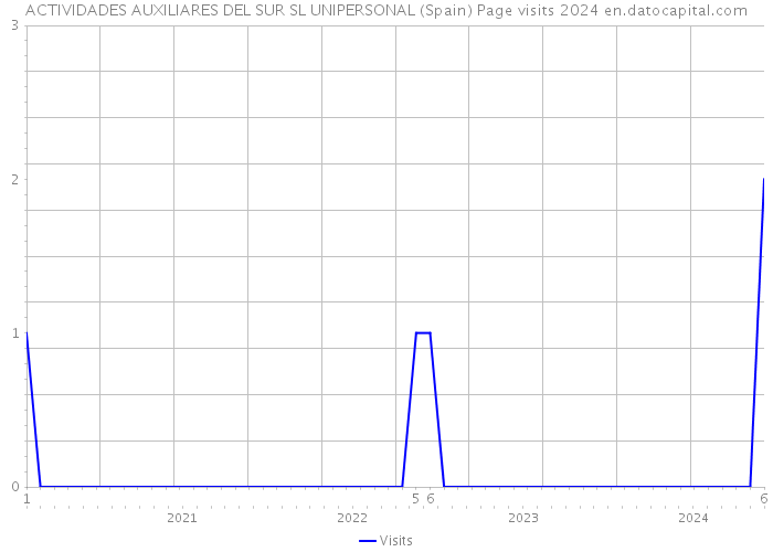 ACTIVIDADES AUXILIARES DEL SUR SL UNIPERSONAL (Spain) Page visits 2024 