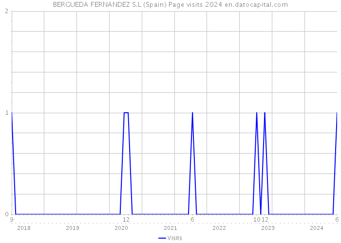 BERGUEDA FERNANDEZ S.L (Spain) Page visits 2024 