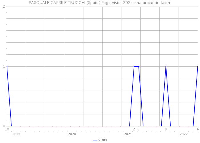 PASQUALE CAPRILE TRUCCHI (Spain) Page visits 2024 