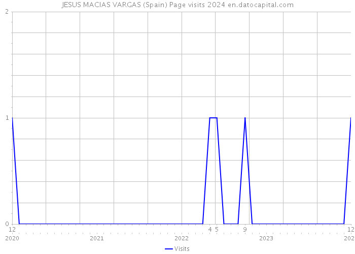 JESUS MACIAS VARGAS (Spain) Page visits 2024 