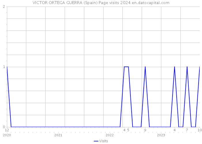 VICTOR ORTEGA GUERRA (Spain) Page visits 2024 
