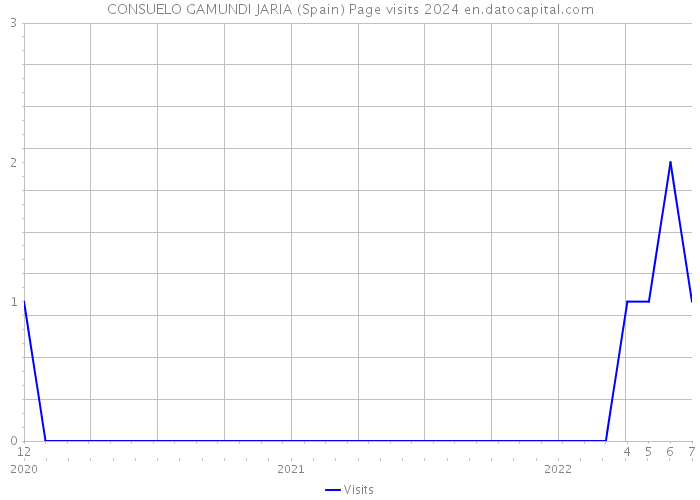 CONSUELO GAMUNDI JARIA (Spain) Page visits 2024 