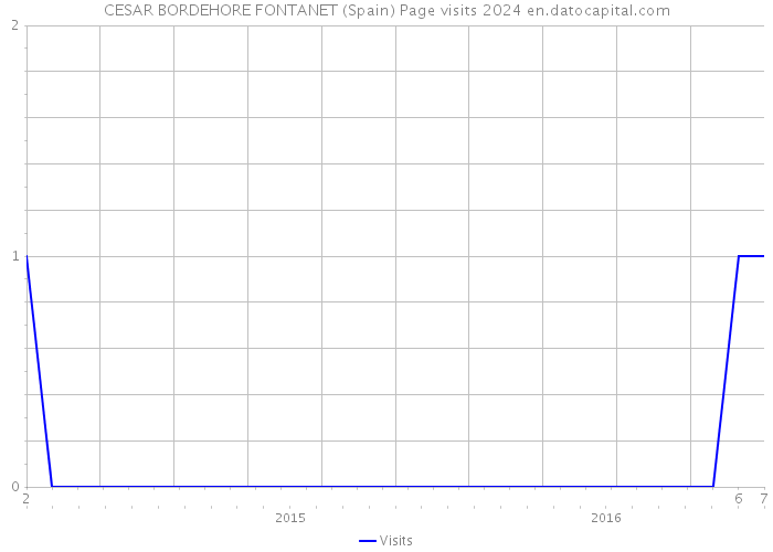 CESAR BORDEHORE FONTANET (Spain) Page visits 2024 