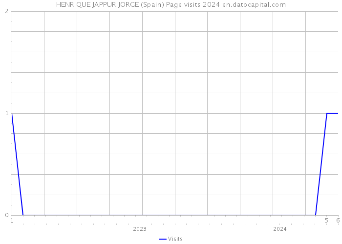 HENRIQUE JAPPUR JORGE (Spain) Page visits 2024 