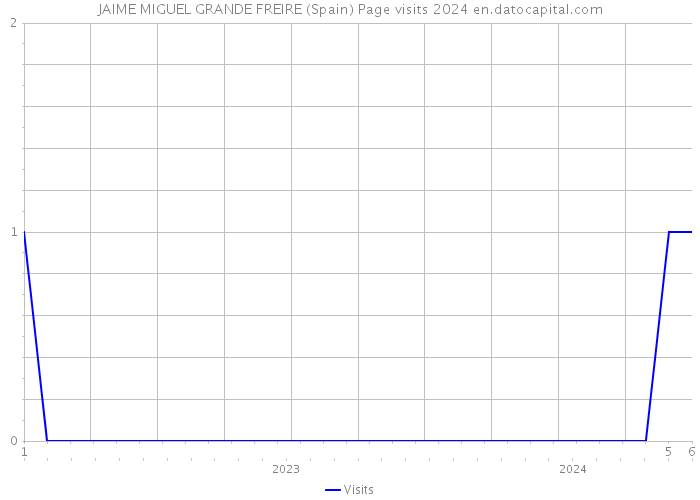 JAIME MIGUEL GRANDE FREIRE (Spain) Page visits 2024 