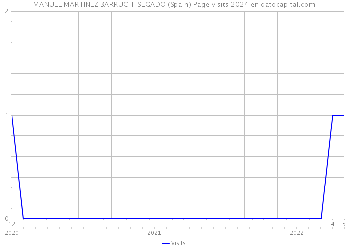 MANUEL MARTINEZ BARRUCHI SEGADO (Spain) Page visits 2024 