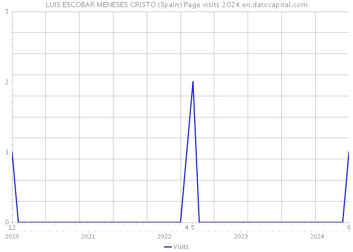 LUIS ESCOBAR MENESES CRISTO (Spain) Page visits 2024 