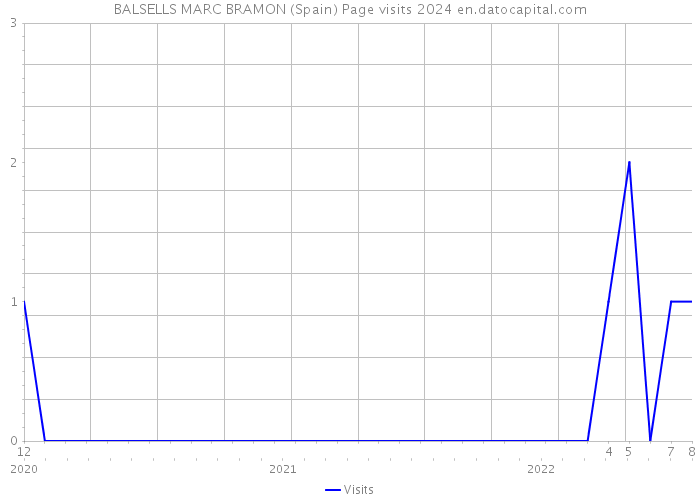 BALSELLS MARC BRAMON (Spain) Page visits 2024 