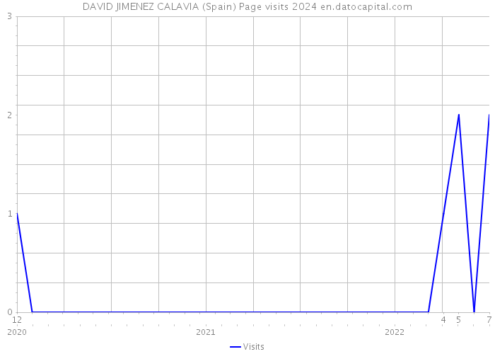 DAVID JIMENEZ CALAVIA (Spain) Page visits 2024 