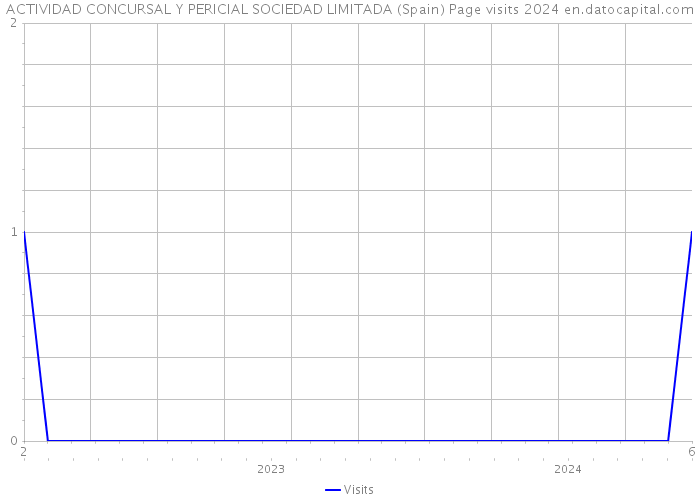 ACTIVIDAD CONCURSAL Y PERICIAL SOCIEDAD LIMITADA (Spain) Page visits 2024 