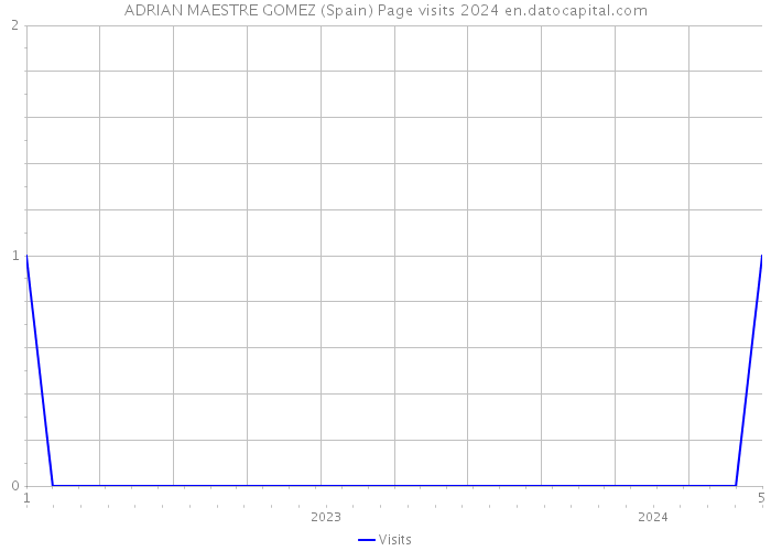 ADRIAN MAESTRE GOMEZ (Spain) Page visits 2024 