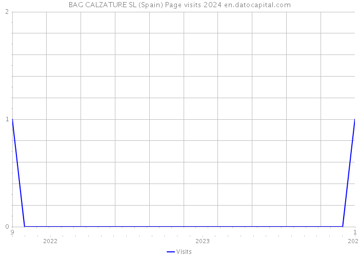 BAG CALZATURE SL (Spain) Page visits 2024 