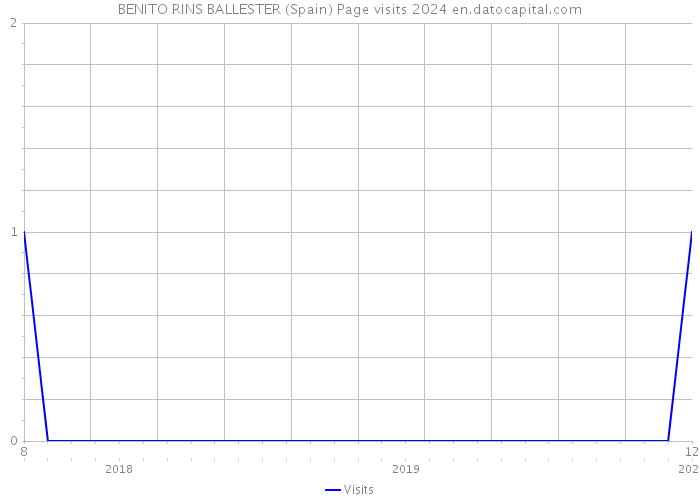 BENITO RINS BALLESTER (Spain) Page visits 2024 