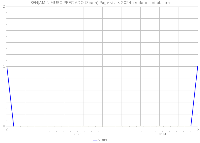 BENJAMIN MURO PRECIADO (Spain) Page visits 2024 