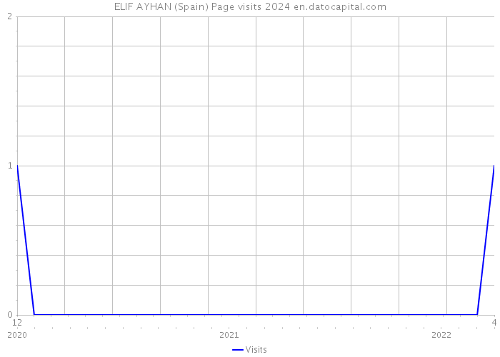 ELIF AYHAN (Spain) Page visits 2024 