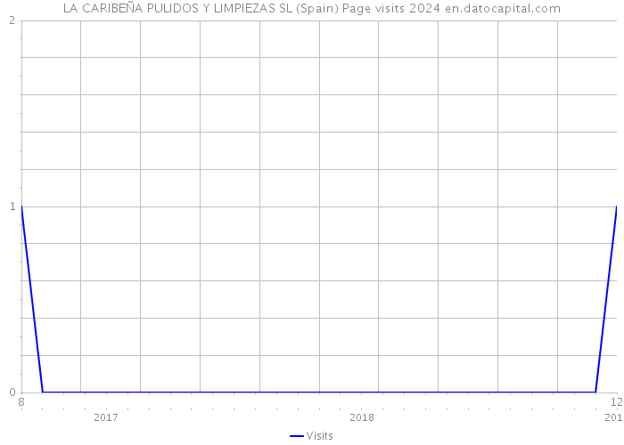 LA CARIBEÑA PULIDOS Y LIMPIEZAS SL (Spain) Page visits 2024 