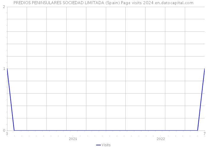 PREDIOS PENINSULARES SOCIEDAD LIMITADA (Spain) Page visits 2024 