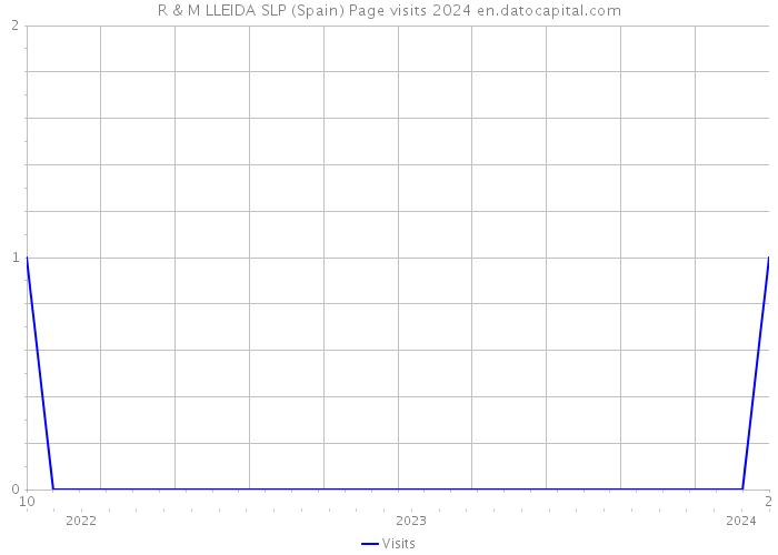 R & M LLEIDA SLP (Spain) Page visits 2024 