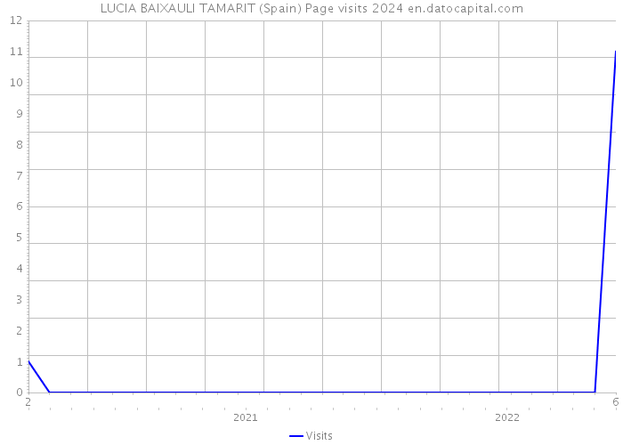 LUCIA BAIXAULI TAMARIT (Spain) Page visits 2024 