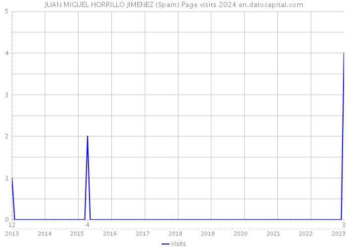 JUAN MIGUEL HORRILLO JIMENEZ (Spain) Page visits 2024 