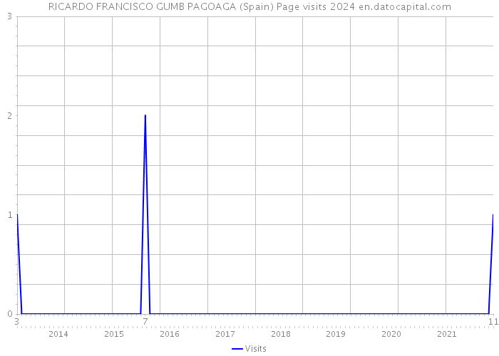 RICARDO FRANCISCO GUMB PAGOAGA (Spain) Page visits 2024 