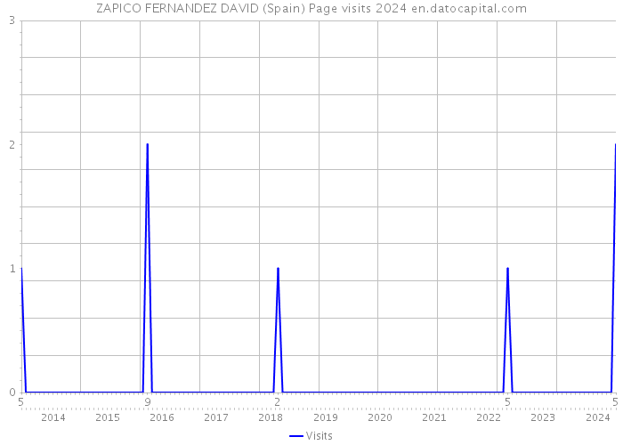 ZAPICO FERNANDEZ DAVID (Spain) Page visits 2024 