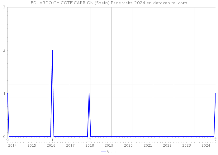 EDUARDO CHICOTE CARRION (Spain) Page visits 2024 