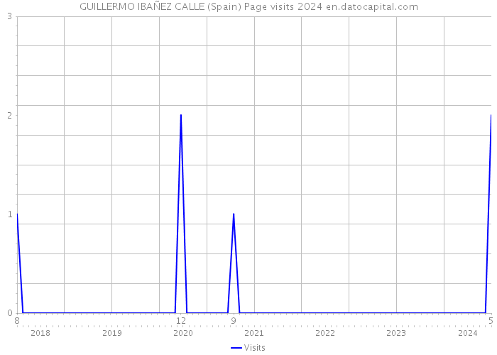 GUILLERMO IBAÑEZ CALLE (Spain) Page visits 2024 