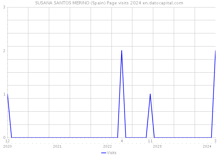 SUSANA SANTOS MERINO (Spain) Page visits 2024 