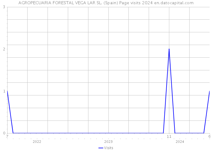 AGROPECUARIA FORESTAL VEGA LAR SL. (Spain) Page visits 2024 