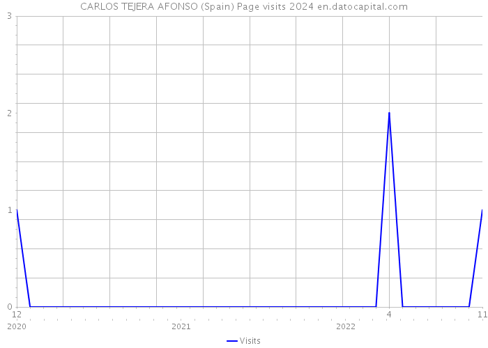 CARLOS TEJERA AFONSO (Spain) Page visits 2024 