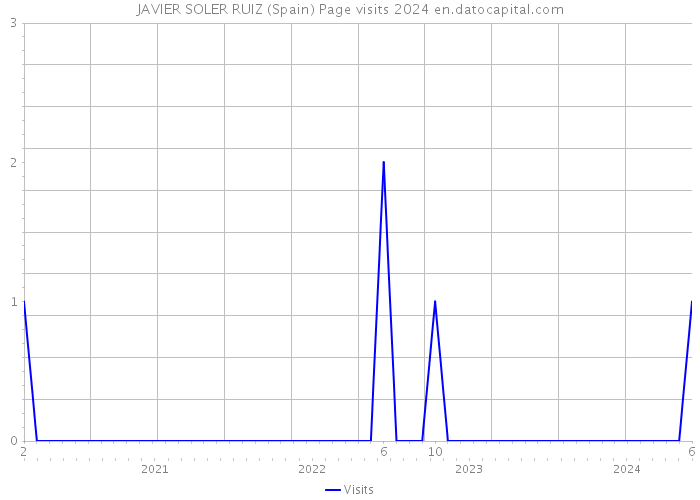 JAVIER SOLER RUIZ (Spain) Page visits 2024 