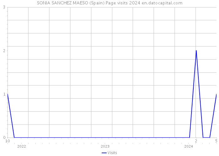 SONIA SANCHEZ MAESO (Spain) Page visits 2024 