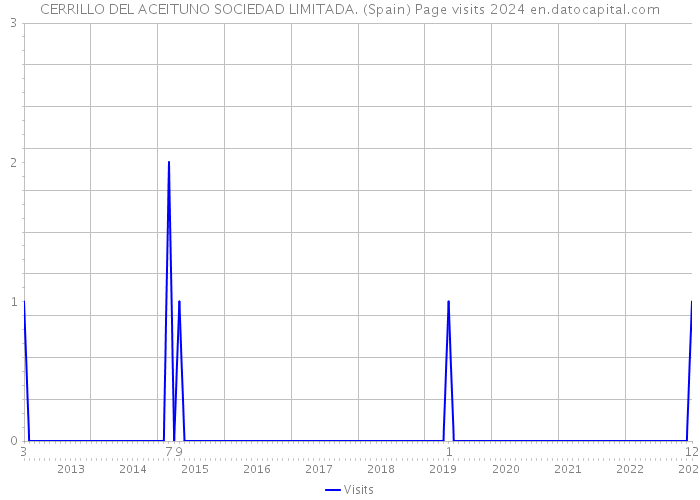 CERRILLO DEL ACEITUNO SOCIEDAD LIMITADA. (Spain) Page visits 2024 