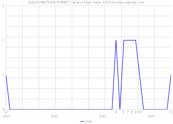 JULIUS WATKINS RUPERT (Spain) Page visits 2024 