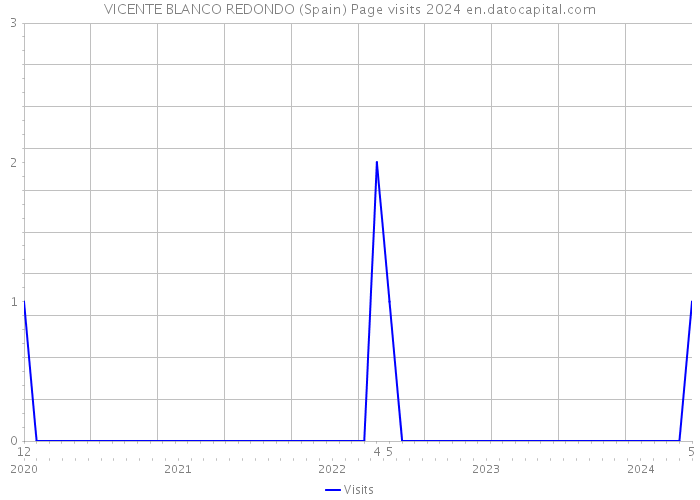 VICENTE BLANCO REDONDO (Spain) Page visits 2024 