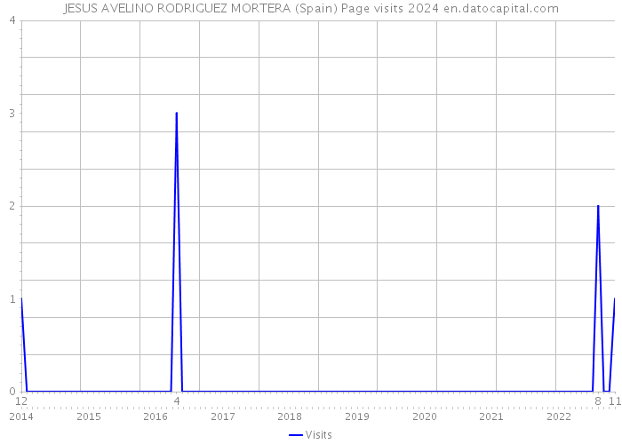 JESUS AVELINO RODRIGUEZ MORTERA (Spain) Page visits 2024 