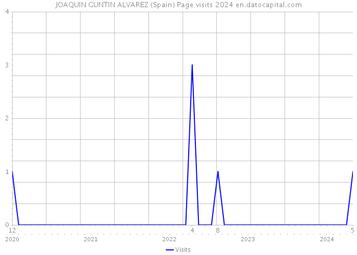 JOAQUIN GUNTIN ALVAREZ (Spain) Page visits 2024 