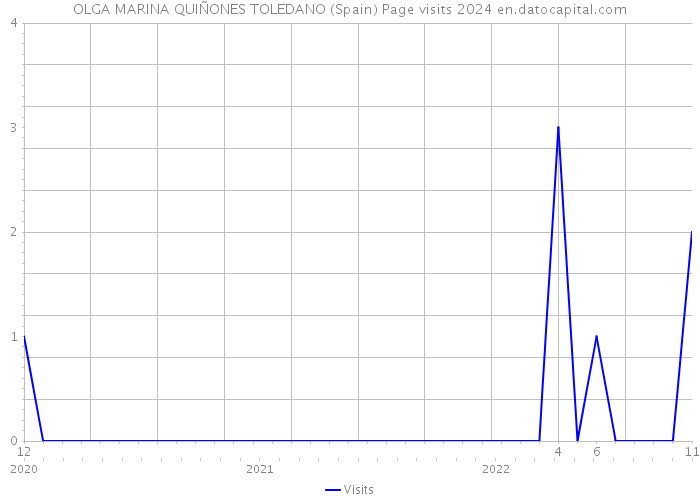 OLGA MARINA QUIÑONES TOLEDANO (Spain) Page visits 2024 