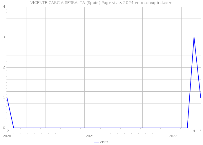 VICENTE GARCIA SERRALTA (Spain) Page visits 2024 
