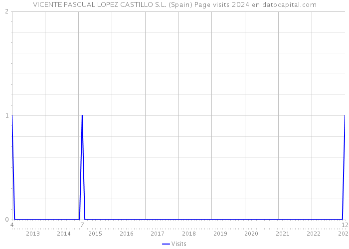 VICENTE PASCUAL LOPEZ CASTILLO S.L. (Spain) Page visits 2024 