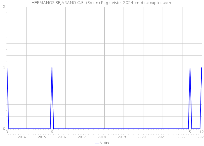 HERMANOS BEJARANO C.B. (Spain) Page visits 2024 