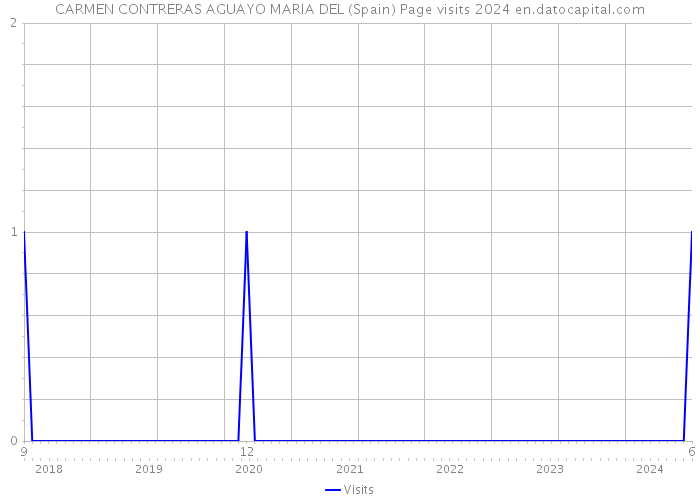 CARMEN CONTRERAS AGUAYO MARIA DEL (Spain) Page visits 2024 